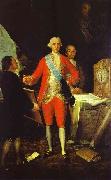 Francisco Jose de Goya Francisco de Goya the Count of Floridablanca and Goya. France oil painting reproduction